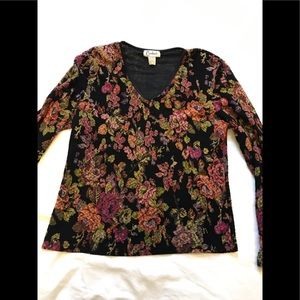 Floral print top